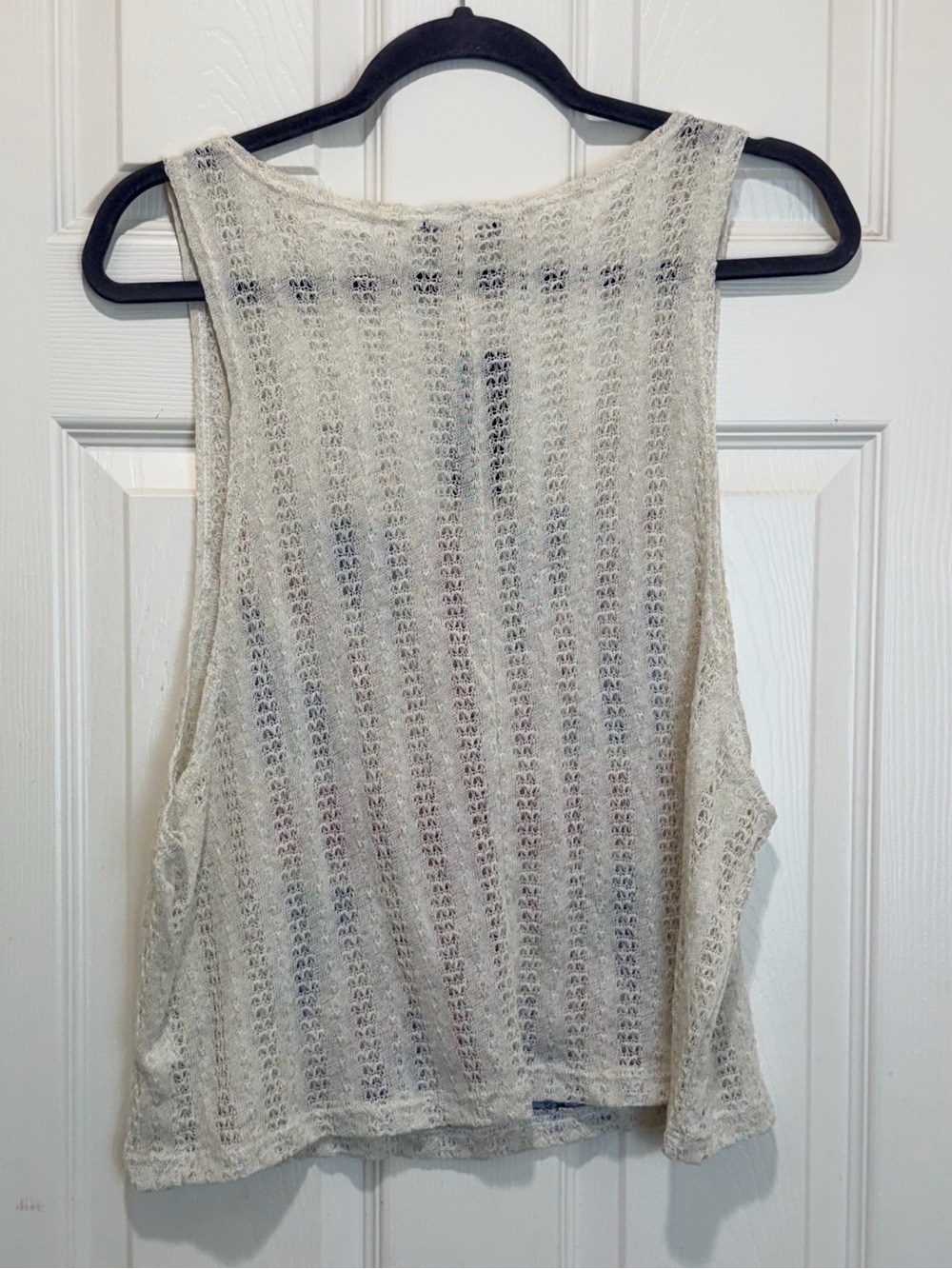 The Classic women’s Open-Knit tank top Union Jack graphic sz S - Picture 3 of 5